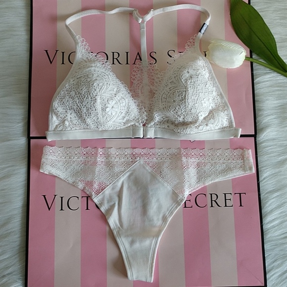 Victoria's Secret Other - SET🌷Size L VS BRALETTE + THONG PANTY L.nwt